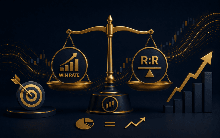 Ilustración sobre win rate y relación riesgo-beneficio